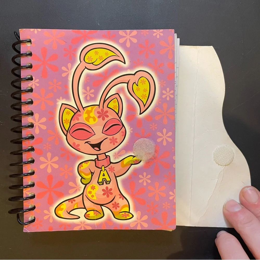 Neopets Disco Aisha Notebook, Vintage 2004 Rare